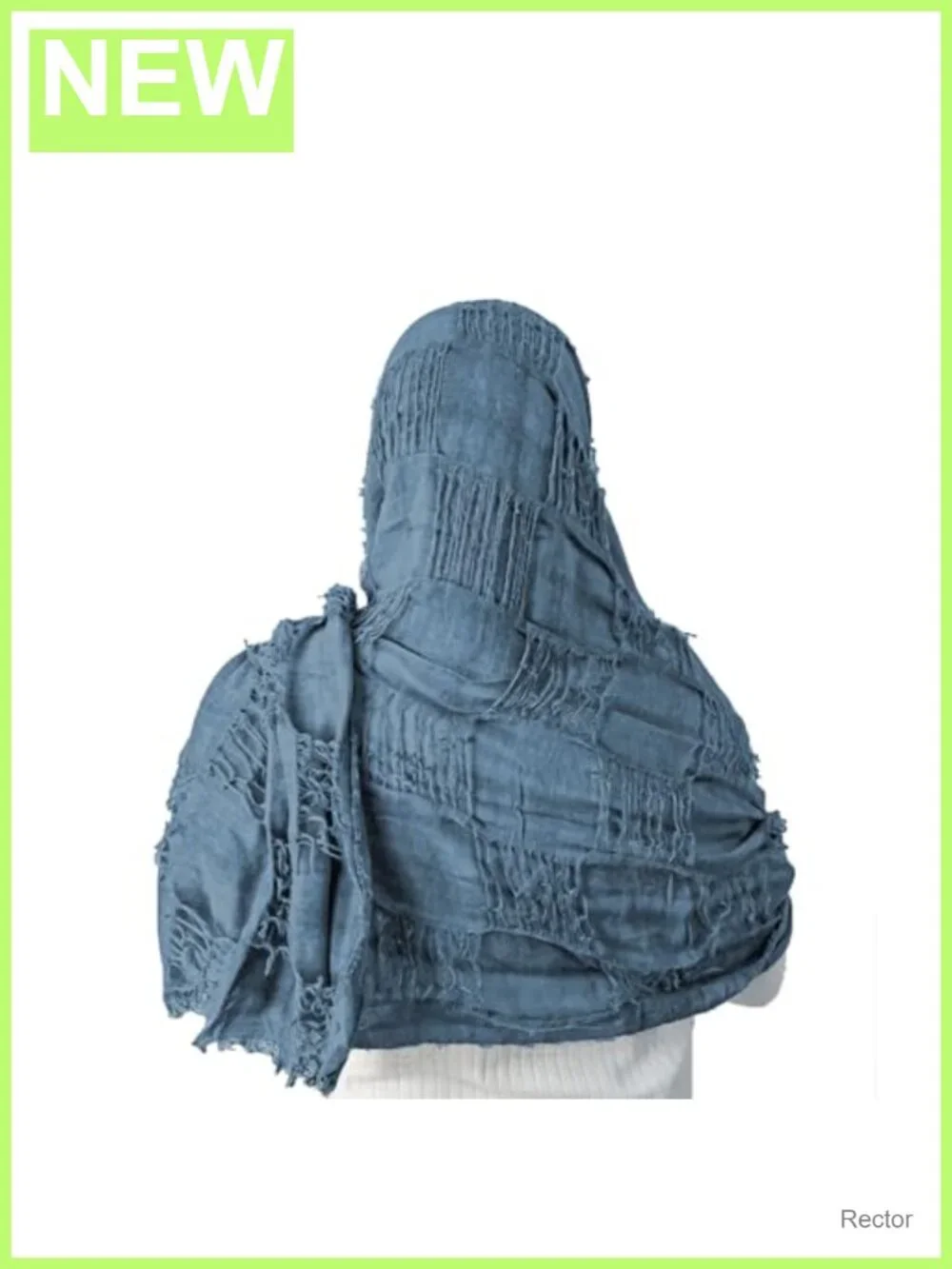 Hooded Shawl with Viking Brooch Medieval Cloak Renaissance Costume Cape Cotton